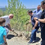 Ο αντιπεριφερειάρχης Τουρισμού Παναγιώτης Σακελλαρόπουλος στην Καστανούλα ΦΩΤΟ