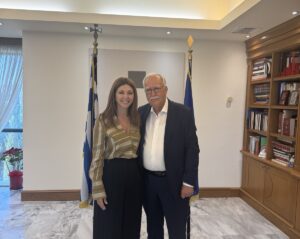 Καλάβρυτα: Συνάντηση Παπαδόπουλου με την υπουργό Παιδείας Σοφία Ζαχαράκη για Μαθητική Εστία και Σχολεία