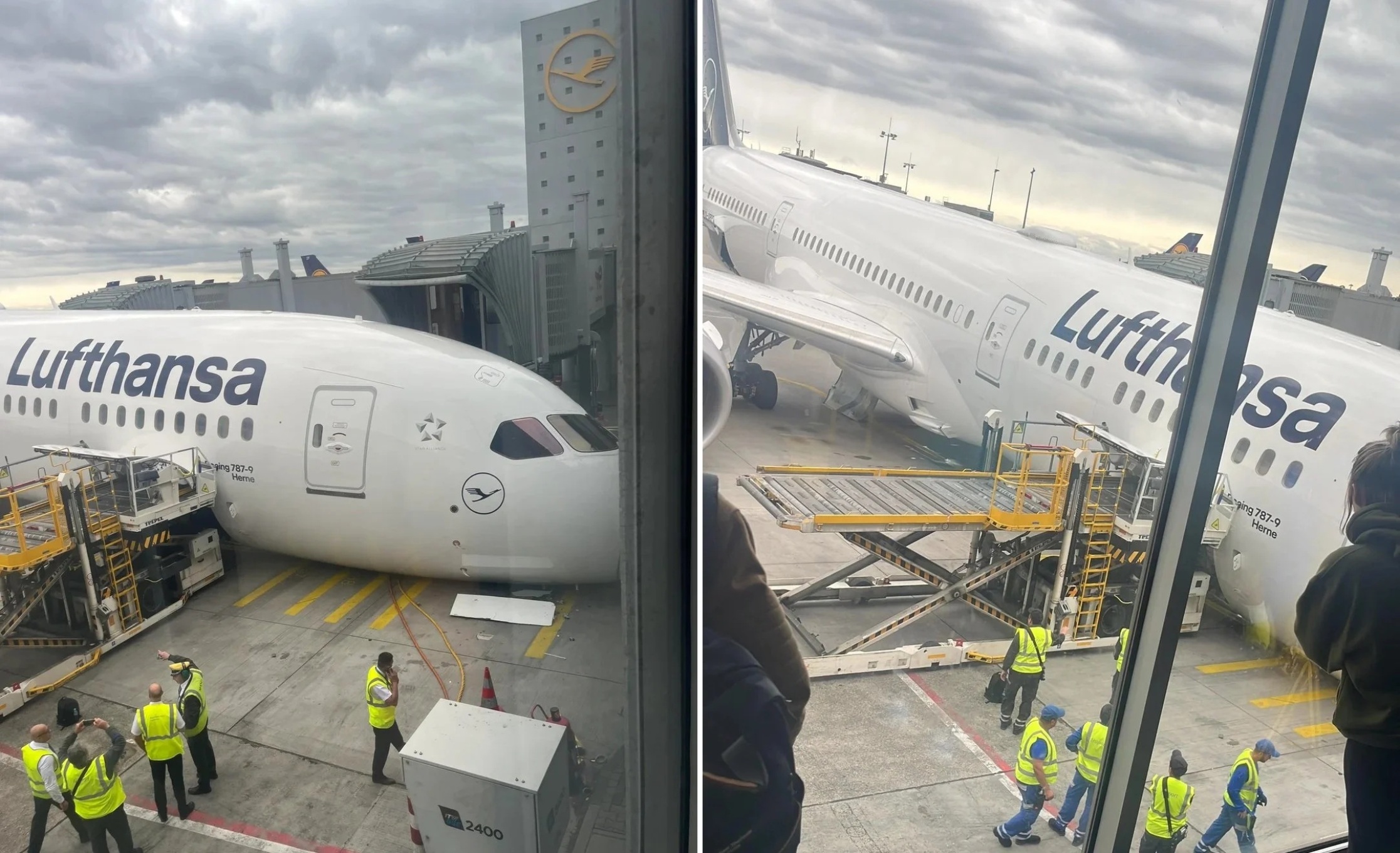 ΒΙΝΤΕΟ απο την κατάρρευση Boeing της Lufthansa πριν την πτήση 4 ΒΙΝΤΕΟ απο την κατάρρευση Boeing της Lufthansa πριν την πτήση