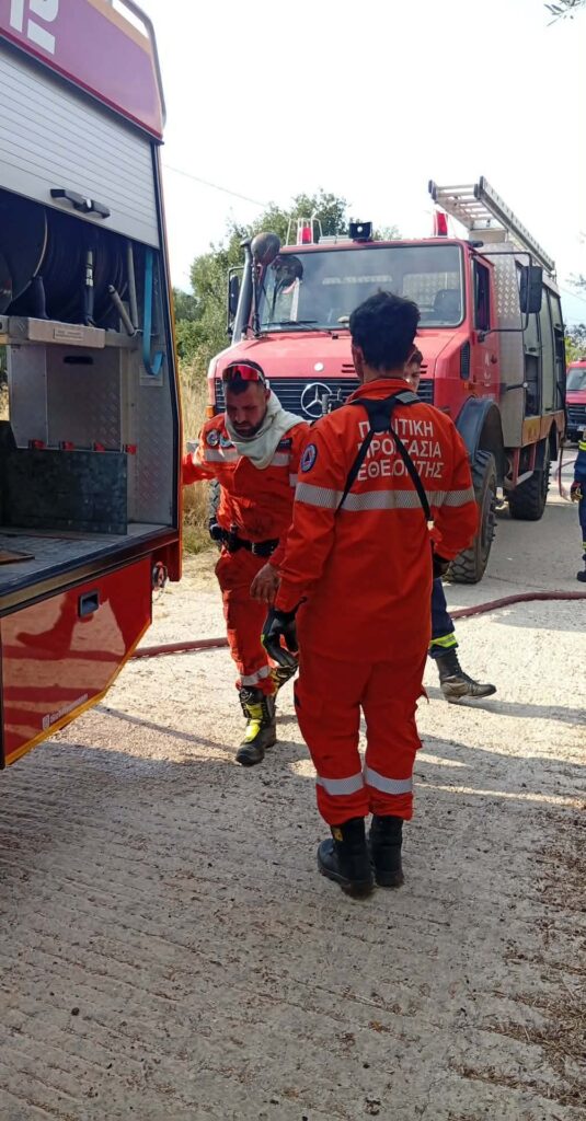 Αχαΐα: Σύλληψη για πυρκαγιά στο Σαραβάλι ΦΩΤΟ