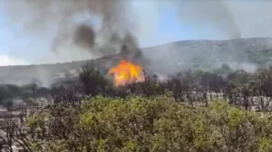 Φωτιά στον Ασπρόκαμπο Φθιώτιδας: Επιχειρούν εναέρια μέσα