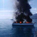 Μύκονος: Περιπέτεια για Πολωνούς όταν έπιασε φωτιά ιστιοφόρο