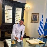 Ο Εμμανουήλ Καραλής ορκίστηκε αξιωματικός του Πολεμικού Ναυτικού