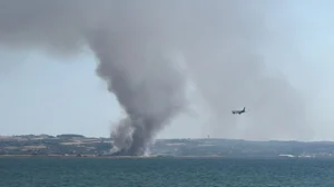 Φωτιά στη Θεσσαλονίκη: Εναέρια μέσα και μήνυμα του 112 για τους καπνούς