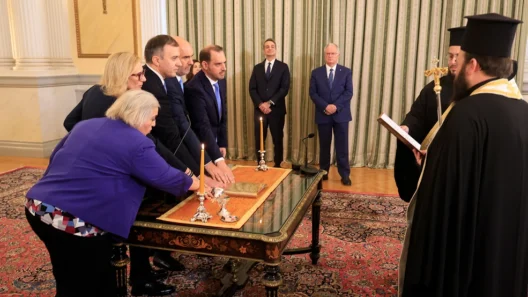Προεδρικό Μέγαρο: H ορκωμοσία των νέων μελών της Κυβέρνησης ΦΩΤΟ 36 Τελετή ορκωμοσίας νέων μελών της Κυβέρνησης στο Προεδρικό Μέγαρο.