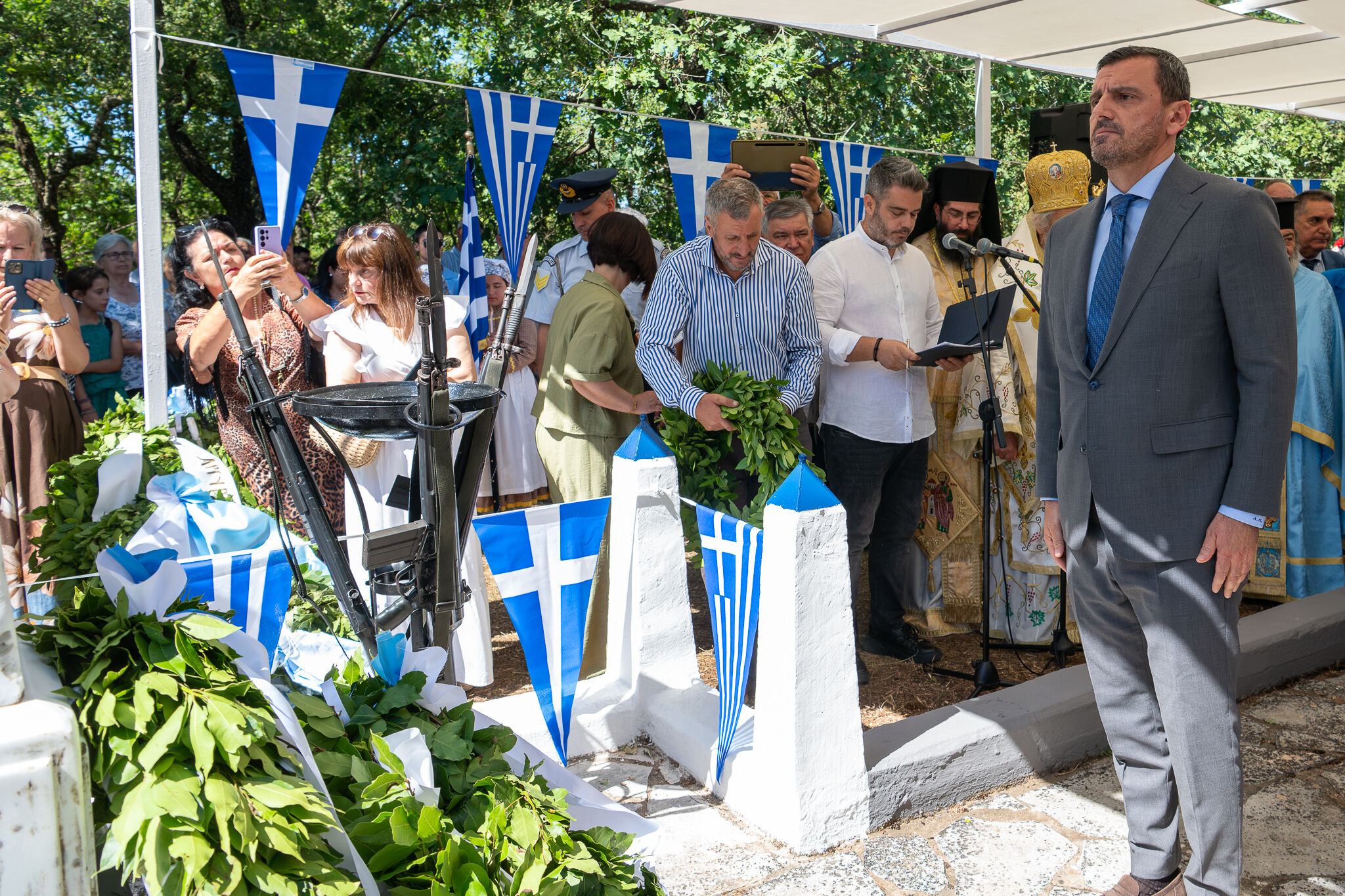 Με κάθε επισημότητα η επέτειος της Μάχης στο Πούσι στην Αρχαία Ολυμπία ΦΩΤΟ 34 Με κάθε επισημότητα η επέτειος της Μάχης στο Πούσι στην Αρχαία Ολυμπία ΦΩΤΟ