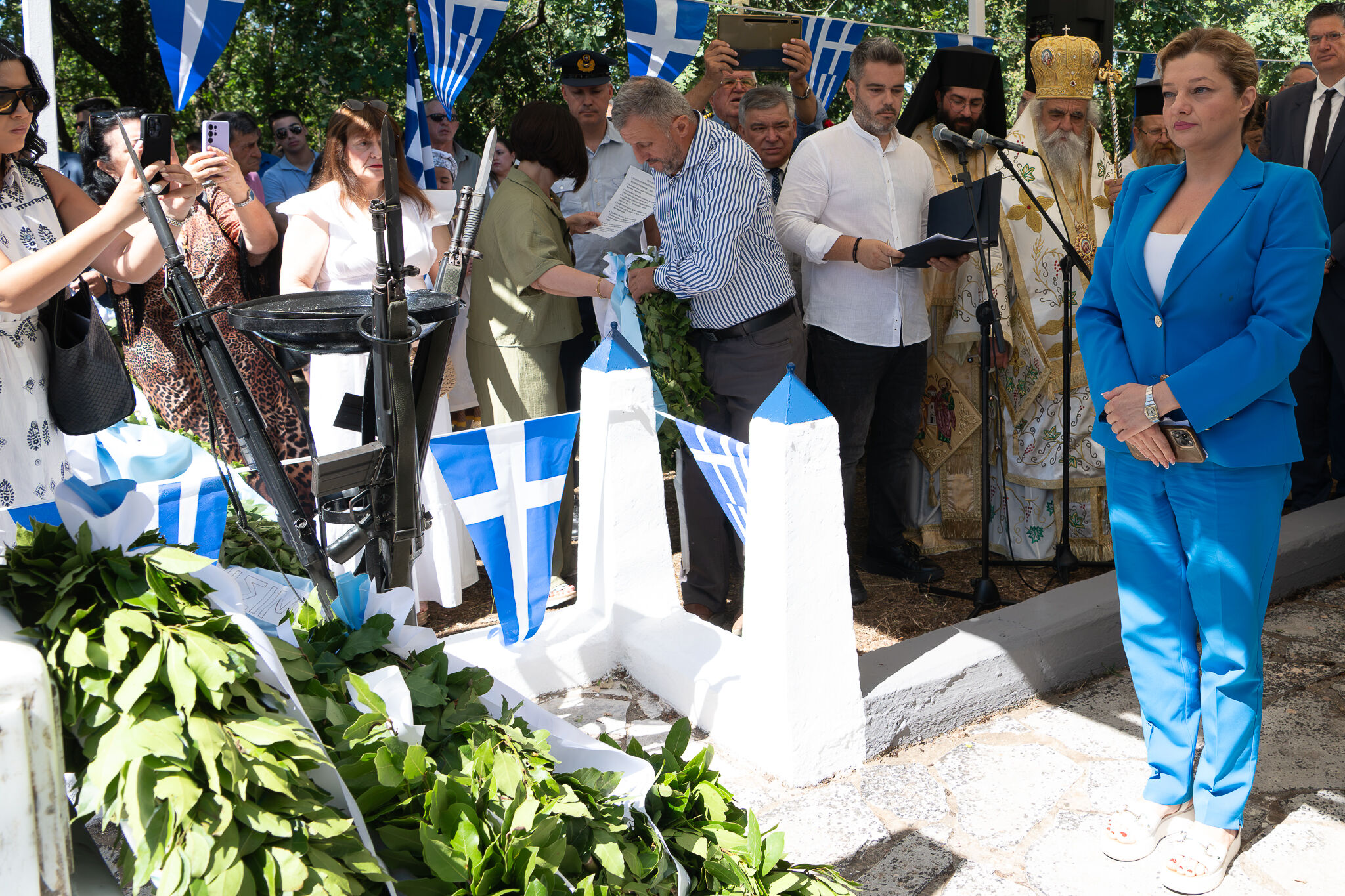 Με κάθε επισημότητα η επέτειος της Μάχης στο Πούσι στην Αρχαία Ολυμπία ΦΩΤΟ 32 Με κάθε επισημότητα η επέτειος της Μάχης στο Πούσι στην Αρχαία Ολυμπία ΦΩΤΟ