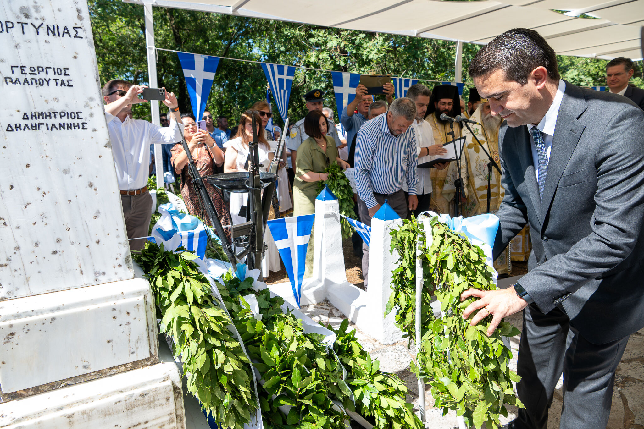 Με κάθε επισημότητα η επέτειος της Μάχης στο Πούσι στην Αρχαία Ολυμπία ΦΩΤΟ 35 Με κάθε επισημότητα η επέτειος της Μάχης στο Πούσι στην Αρχαία Ολυμπία ΦΩΤΟ