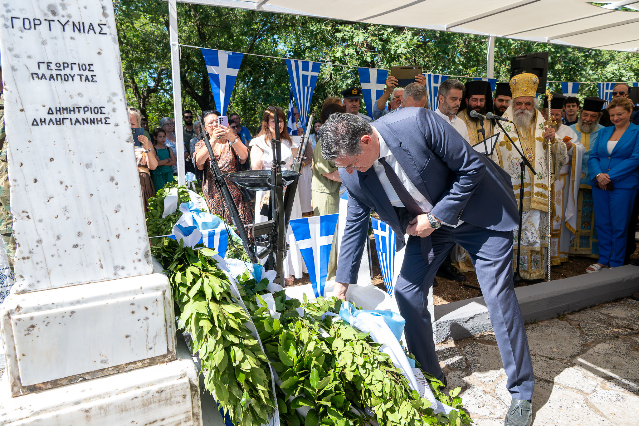 Με κάθε επισημότητα η επέτειος της Μάχης στο Πούσι στην Αρχαία Ολυμπία ΦΩΤΟ 36 Με κάθε επισημότητα η επέτειος της Μάχης στο Πούσι στην Αρχαία Ολυμπία ΦΩΤΟ
