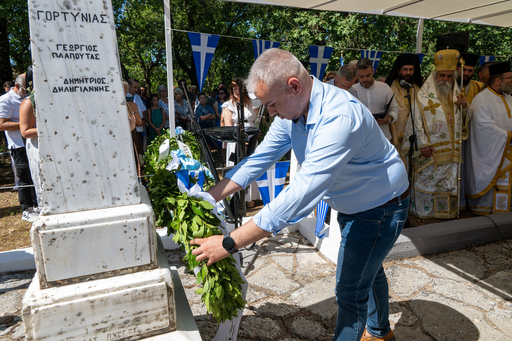 Με κάθε επισημότητα η επέτειος της Μάχης στο Πούσι στην Αρχαία Ολυμπία ΦΩΤΟ 33 Με κάθε επισημότητα η επέτειος της Μάχης στο Πούσι στην Αρχαία Ολυμπία ΦΩΤΟ