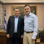 Αγρίνιο: Ο Σπύρος Σκιαδαρέσης συναντήθηκε με τον Δήμαρχο Γιώργο Παπαναστασίου