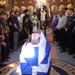 Ρέθυμνο: Θρήνος στο τελευταίο «αντίο» στον πυροσβέστη Μανώλη Στρατιδάκη ΦΩΤΟ
