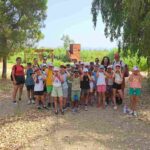 Τα παιδιά των Κατασκηνώσεων σε Οικολογικό περίπατο στο Ελος της Αγυιάς ΦΩΤΟ