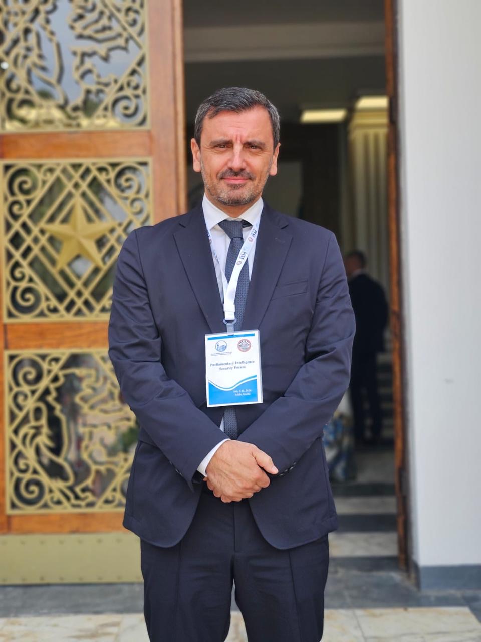 Ηλεία: Ο τ. υφυπουργός Ανδρέας Νικολακόπουλος εκπροσώπησε τη Βουλή στο Παγκόσμιο Κοινοβουλευτικό Φόρουμ Πληροφοριών-Ασφάλειας ΦΩΤΟ
