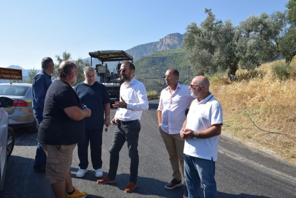 Αιγιάλεια: Επίσκεψη του Ν. Φαρμάκη και αυτοψία στα έργα που εκτελούνται ΦΩΤΟ