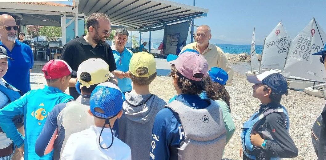 Ο Νεκτάριος Φαρμάκης στο Open Πανελλήνιο Πρωτάθλημα Optimist, στην Πάτρα ΦΩΤΟ