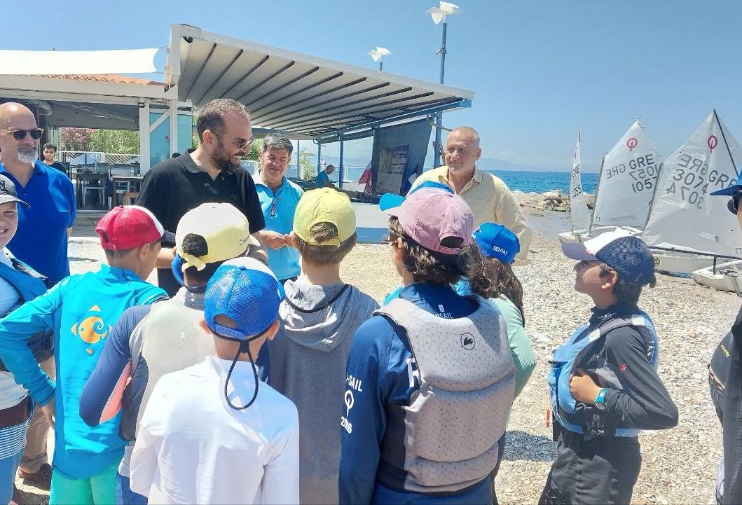 Ο Νεκτάριος Φαρμάκης στο Open Πανελλήνιο Πρωτάθλημα Optimist, στην Πάτρα ΦΩΤΟ