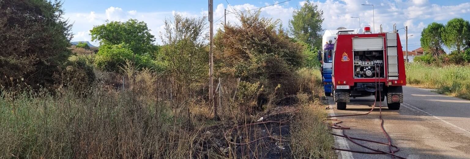 Πυρκαγιά στην ΕΟ Πατρών-Τριπόλεως σημάνει συναγερμό από γη και αέρ…