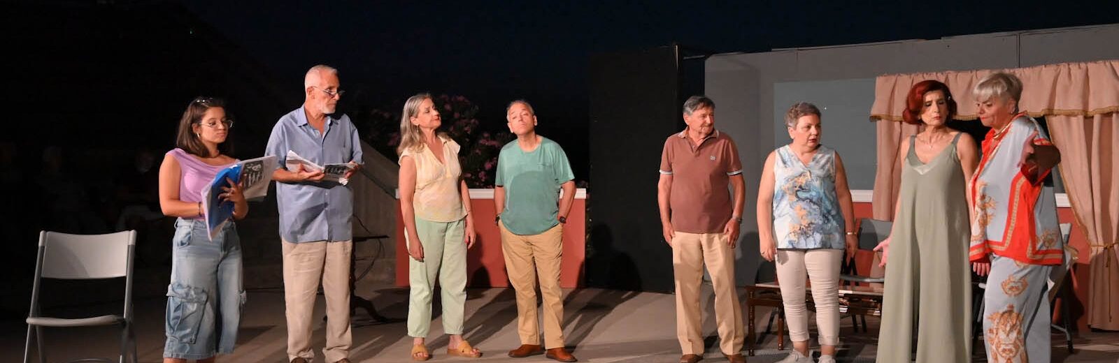 «Αντιγόνη του Σοφοκλή» και «Εσωτερικαί Ειδήσεις»από το Φεστιβάλ Ερασιτεχνικού Θεάτρου Πάτρας και την Πολιτιστική Δράση Βραχναιίκων ΦΩΤΟ