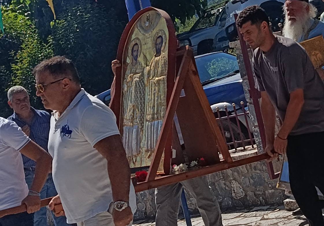 Η εορτή των Αγίων Αναργύρων στην Κερνίτσα ΦΩΤΟ