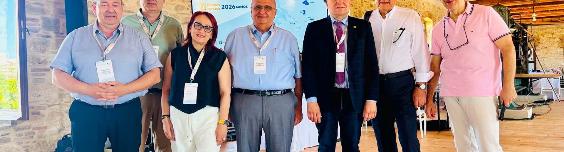 Ο Πρύτανης Χρήστος Μπούρας στη Σάμο ΦΩΤΟ