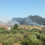Εγλυκάδα: Φωτιά, με δύο εστίες στον καταυλισμό Ρομά του Ριγανόκαμπου