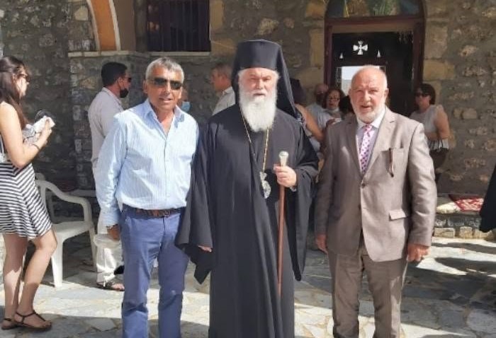 Ο αντιπεριφερειάρχης Παναγιώτης Σακελλαρόπουλος στους Αγίους Αναργύρους Διακοπτού