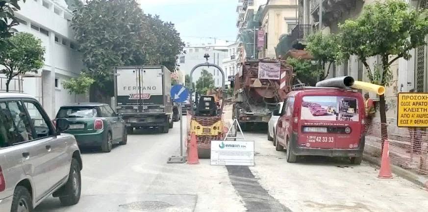 Σοβαρό περιστατικό με τυφλό άπο έργα στο κέντρο ΦΩΤΟ