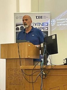 Στην ημερίδα «Έξυπνες Γέφυρες» του ΤΕΕ ο αν. περιφερειάρχης Χαράλαμπος Μπονάνος ΦΩΤΟ