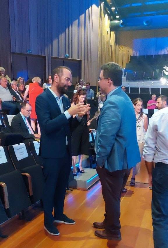 Ο Νεκτάριος Φαρμάκης στο Μέγαρο Μουσικής Αθηνών ΦΩΤΟ