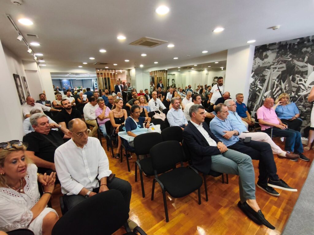 Πάτρα: Επίσκεψη του υφυπουργού Δικαιοσύνης Ιωάννη Μπούγα στην ΝΔ Αχαΐας, για τις κυβερνητικές πρωτοβουλίες ΦΩΤΟ