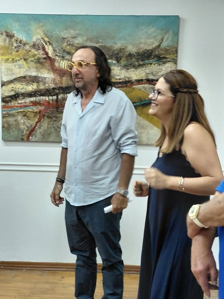 Τα εγκαίνια της έκθεσης «Αντιδιαστολές» της Μαριλένας Ζολώτα, στην Ακράτα ΦΩΤΟ