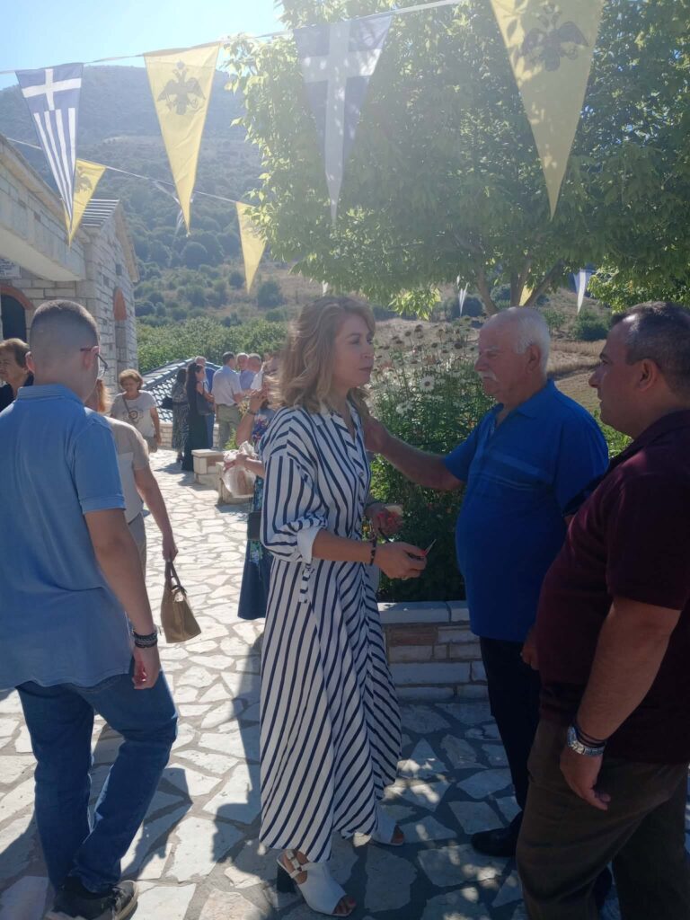 Η πολιτευτής της ΝΔ Γιώτα Παυλοπούλου στις Σειρές Καλαβρύτων για τον Αγιο Παΐσιο ΦΩΤΟ