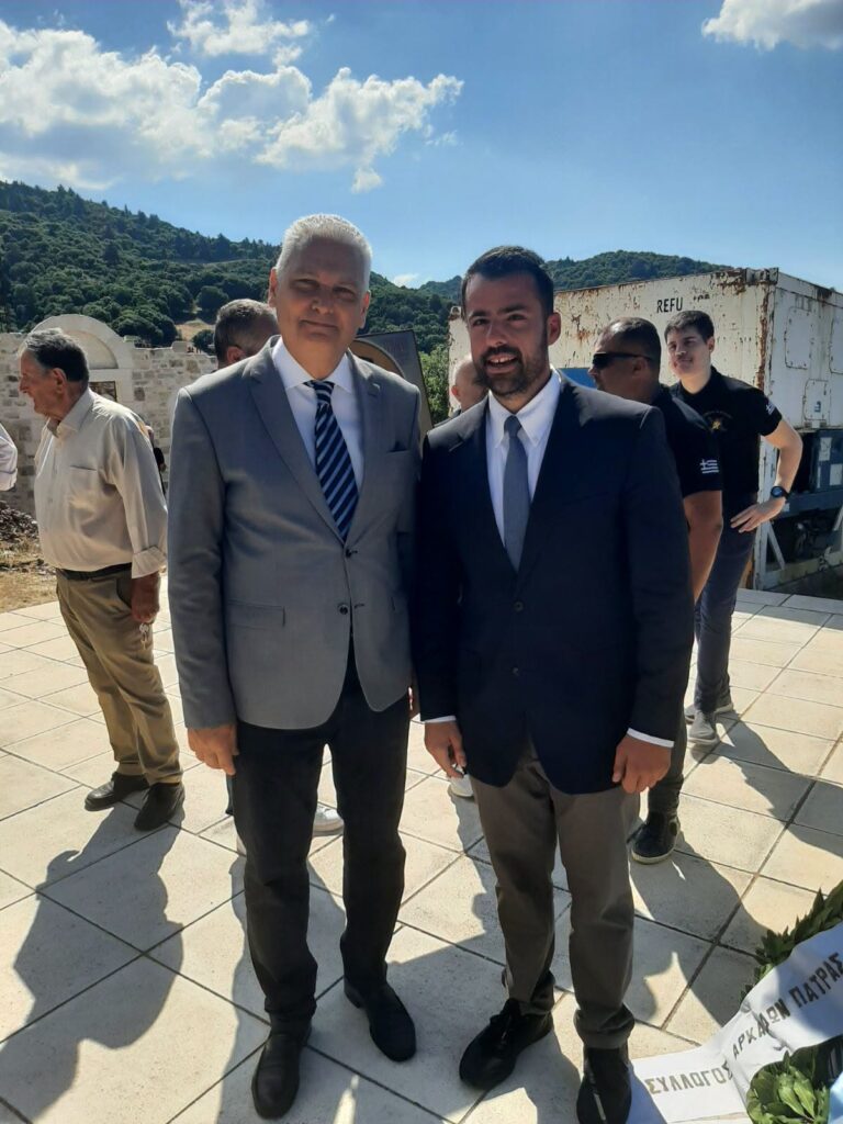 Ο αντιπεριφερειάρχης Φωκίων Ζαΐμης στη Ζουπάτα, στο Μοίρα Πατρών ΦΩΤΟ