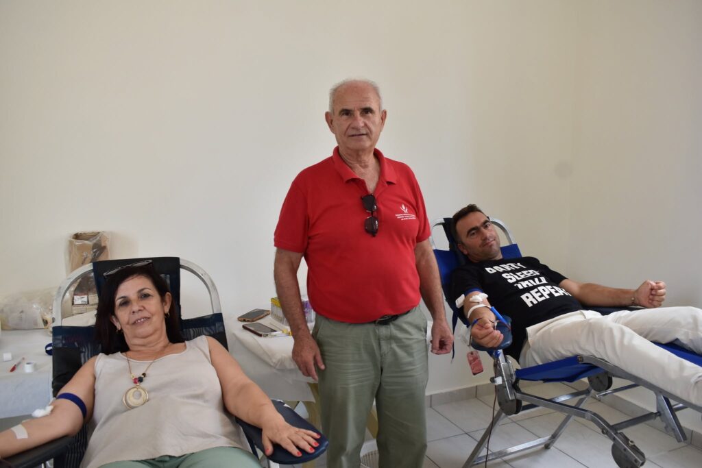 Εθελοντική αιμοδοσία στο Φλόκα ΦΩΤΟ