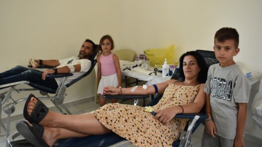 Εθελοντική αιμοδοσία στο Φλόκα ΦΩΤΟ