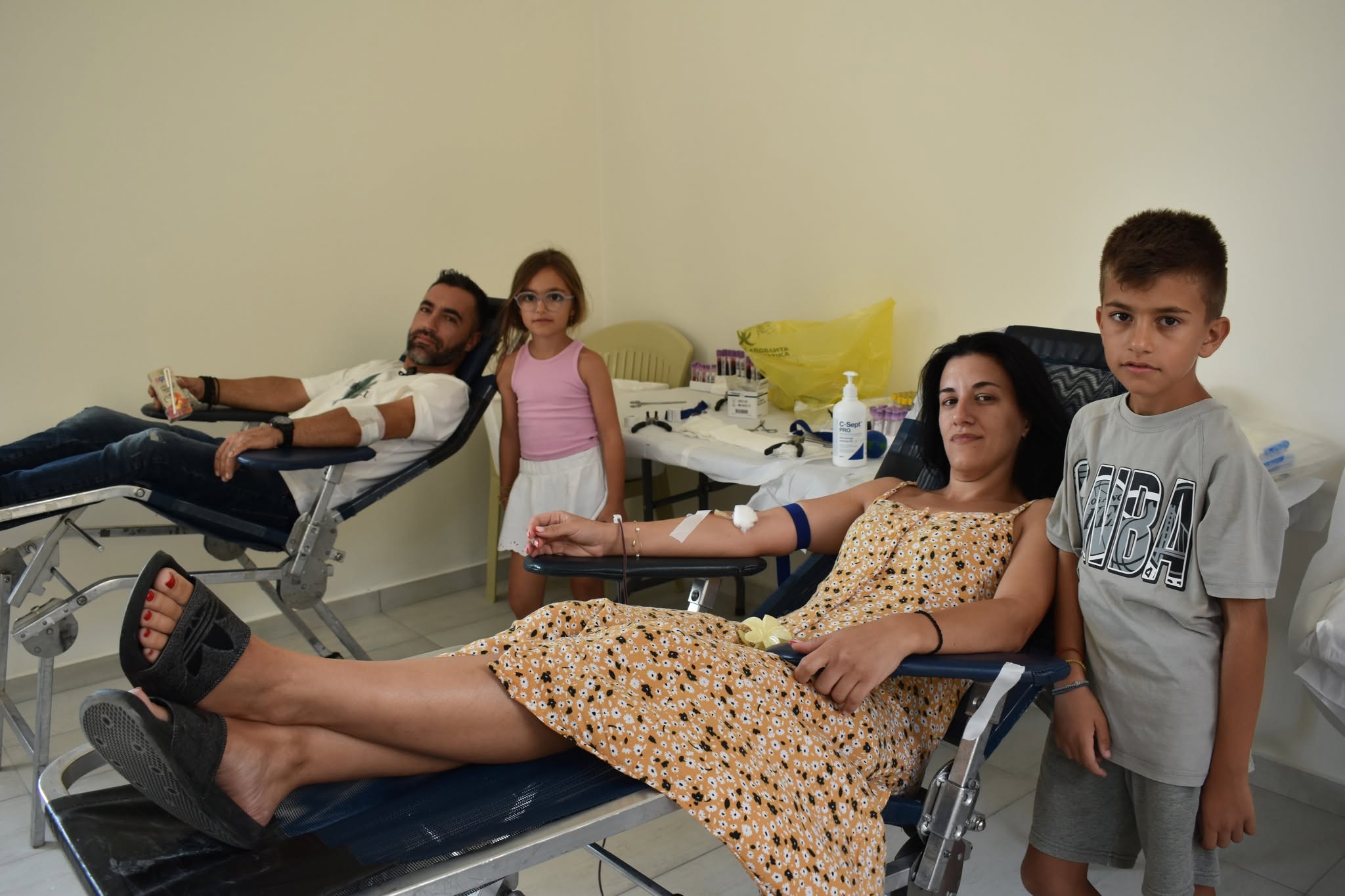 Εθελοντική αιμοδοσία στο Φλόκα ΦΩΤΟ