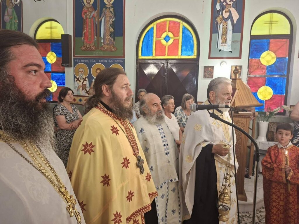 Ο πανηγυρικός εσπερινός της Αγίας Μαρίνης στα Ροΐτικα Πατρών ΦΩΤΟ