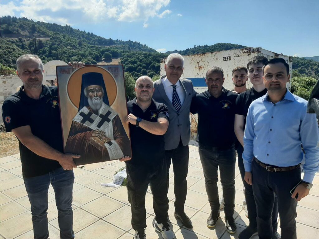 Ο αντιπεριφερειάρχης Φωκίων Ζαΐμης στη Ζουπάτα, στο Μοίρα Πατρών ΦΩΤΟ