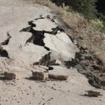 Ερύμανθος: Σε «κατάσταση έκτακτης ανάγκης» δρόμος με επικίνδυνη καθίζηση ΦΩΤΟ