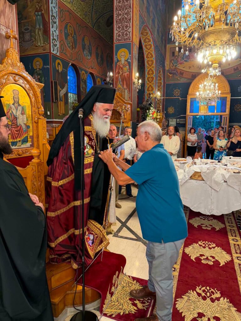 Εσπερινός στον Ιερό Ναό Προφήτου Ηλιού Μάχου Ηλείας με Ιερώνυμο ΦΩΤ0
