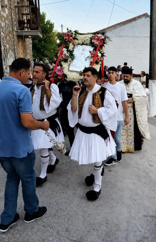 Με λαμπρότητα και θρησκευτική κατάνυξη πανηγύρισε η Γουμενίσσα Καλαβρύτων ΒΙΝΤΕΟ-ΦΩΤΟ
