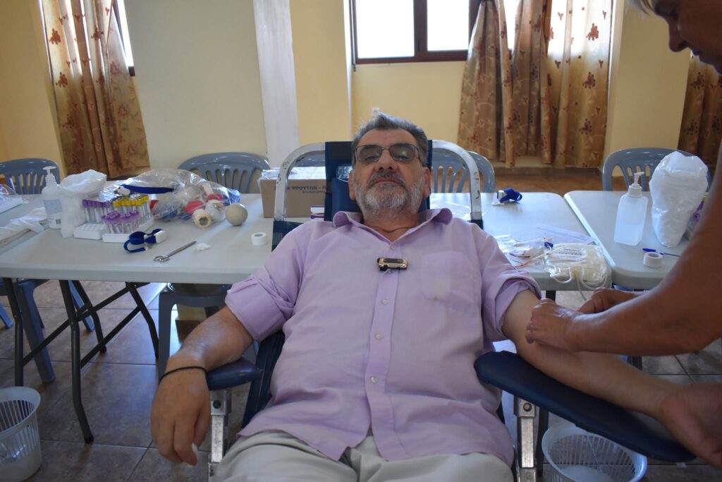 Εθελοντική αιμοδοσία στο Φαρραί ΦΩΤΟ