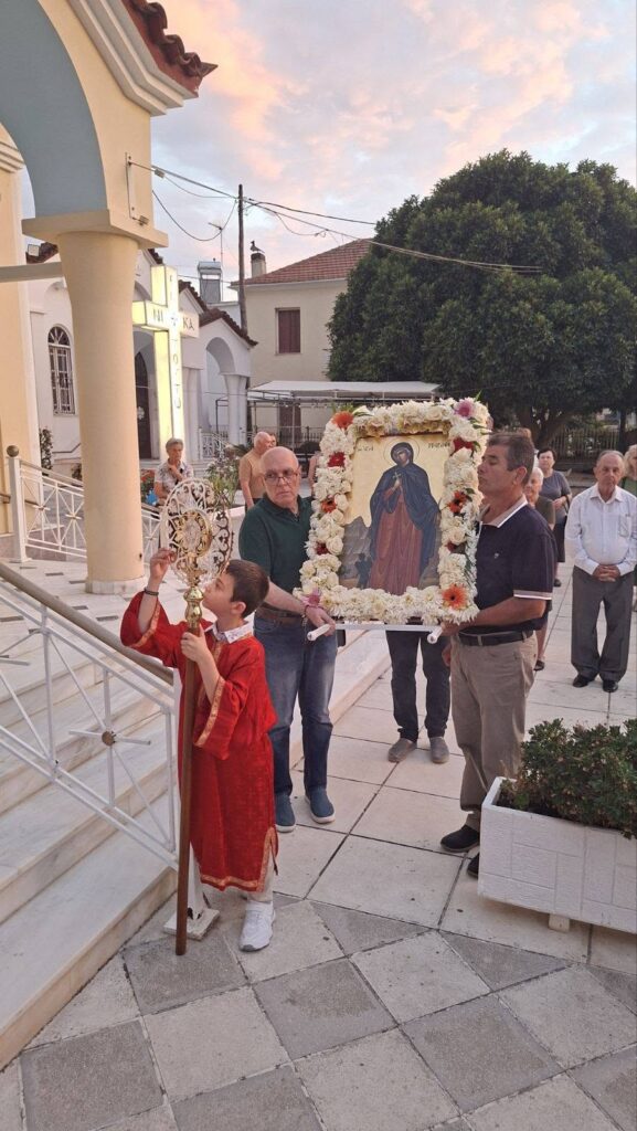Ο πανηγυρικός εσπερινός της Αγίας Μαρίνης στα Ροΐτικα Πατρών ΦΩΤΟ