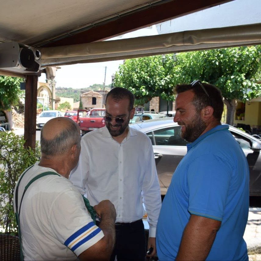 Ο περιφερειάρχης Νεκτάριος Φαρμάκης Λαστέικα, Γούμερο, Κουτσοχέρα και ΙΜ Αγίου Ιωάννη Νίκαβας ΦΩΤΟ