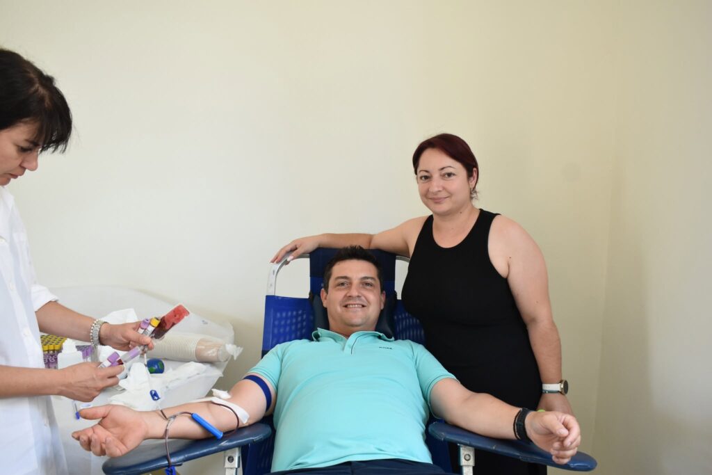 Εθελοντική αιμοδοσία στο Φλόκα ΦΩΤΟ