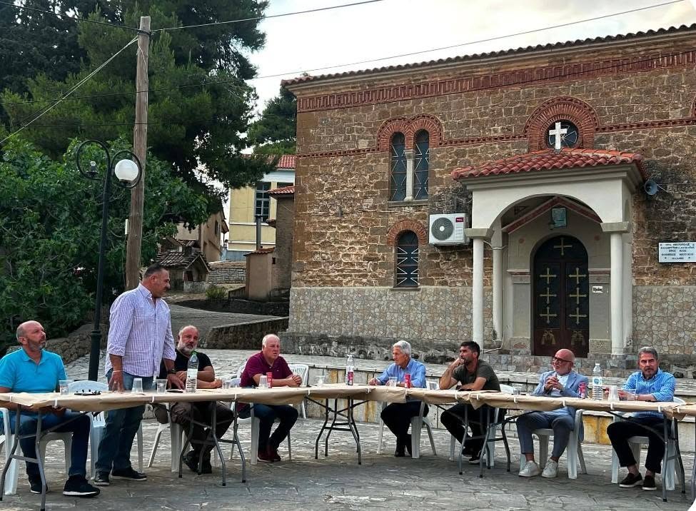 Αιγιάλεια: Η 17η επαρχιακή οδός στη συνάντηση του αντιπεριφερειάρχη Π. Σακελλαρόπουλου με Κοινοτάρχες ΦΩΤΟ