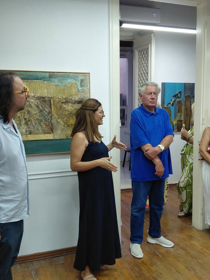 Τα εγκαίνια της έκθεσης «Αντιδιαστολές» της Μαριλένας Ζολώτα, στην Ακράτα ΦΩΤΟ