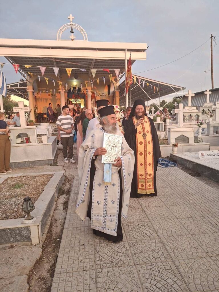 Ο πανηγυρικός εσπερινός της Αγίας Μαρίνης στα Ροΐτικα Πατρών ΦΩΤΟ