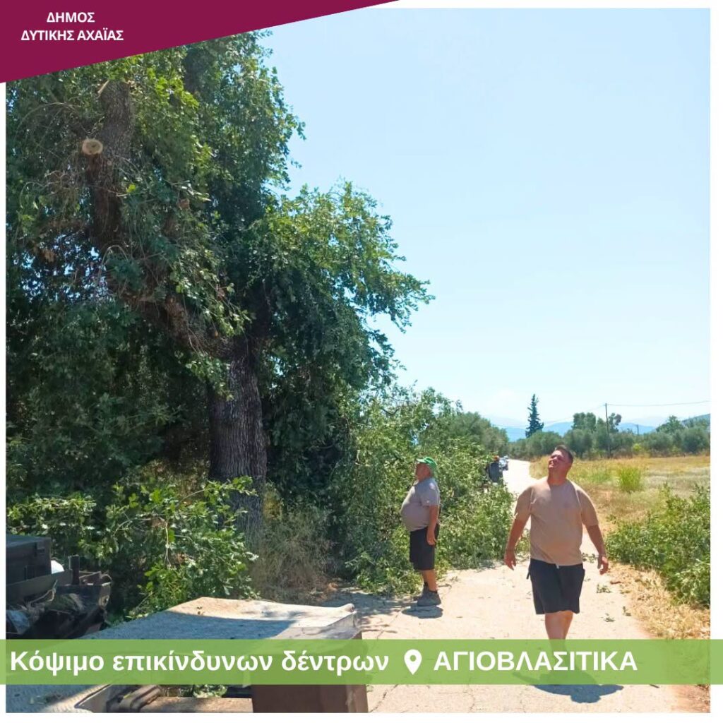 Δυτική Αχαΐα: Φροντίδα κοινόχρηστων χώρων, για την προστασία του περιβάλλοντος ΦΩΤΟ